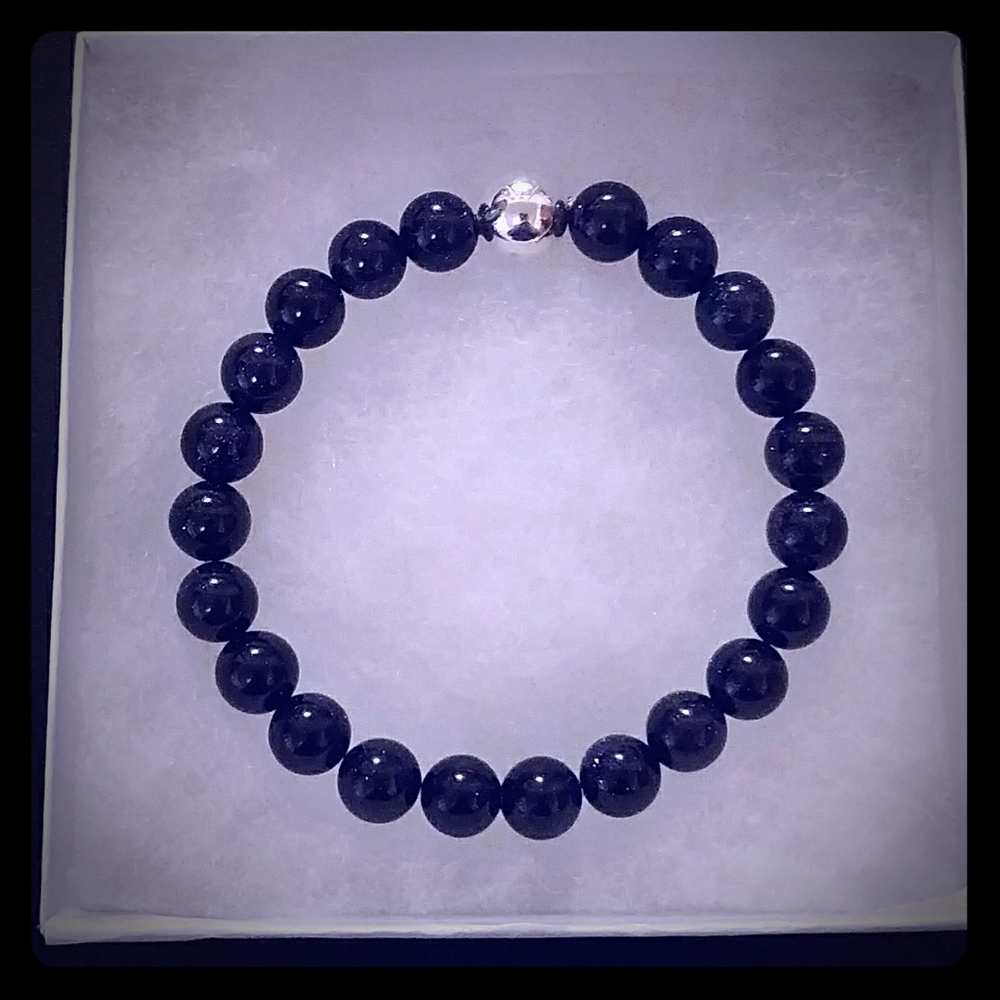 Blue Goldstone Bracelet